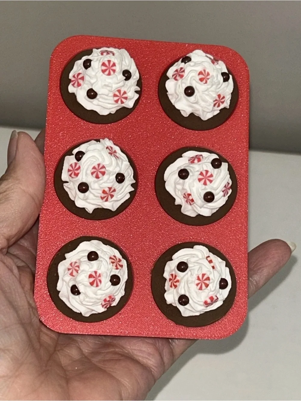 Handmade red 3d